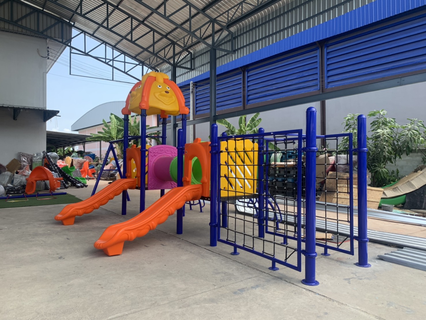 เครื่องเล่นสนามกลางแจ้ง-ชุด-มิกกี้แสนซน