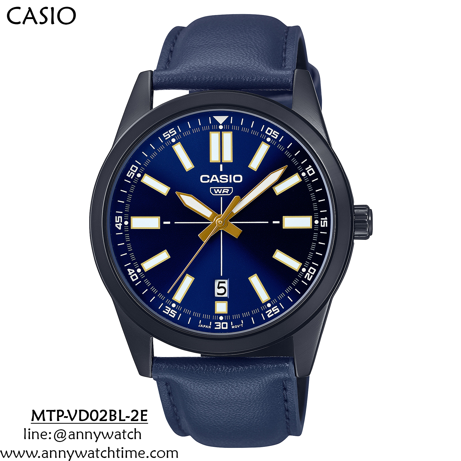 CASIO MTP-VD02BL-2E