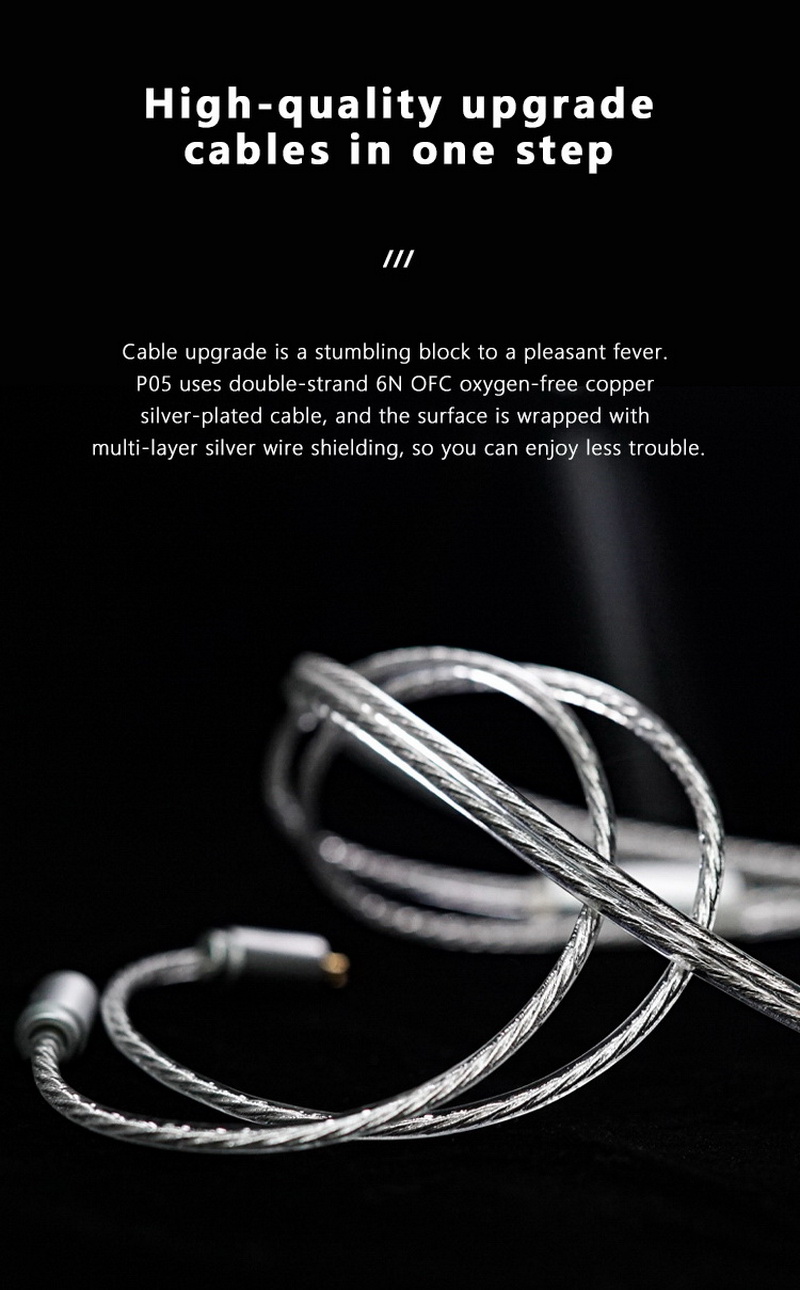 BGVP P05 หูฟัง IEMs ไดร์เวอร์ไดนามิก ระดับ HiFi รองรับ Hi-Res ประกันศูนย์ไทย