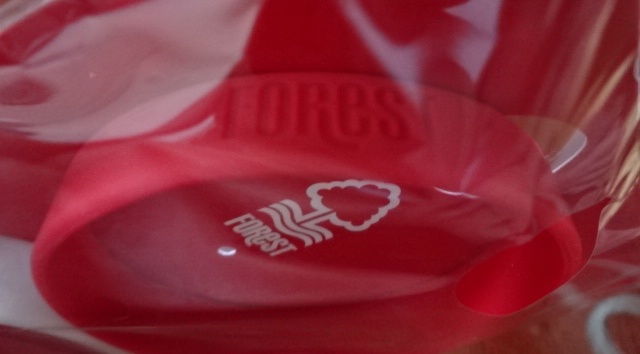 สายรัดข้อมือซิลิโคนฟุตบอล สโมสรน็อตติ้งแฮม ฟอเรสต์ - FOREST ใหม่ / NOTTINGHAM FOREST Football Club Silicone Wristband - FOREST NEW