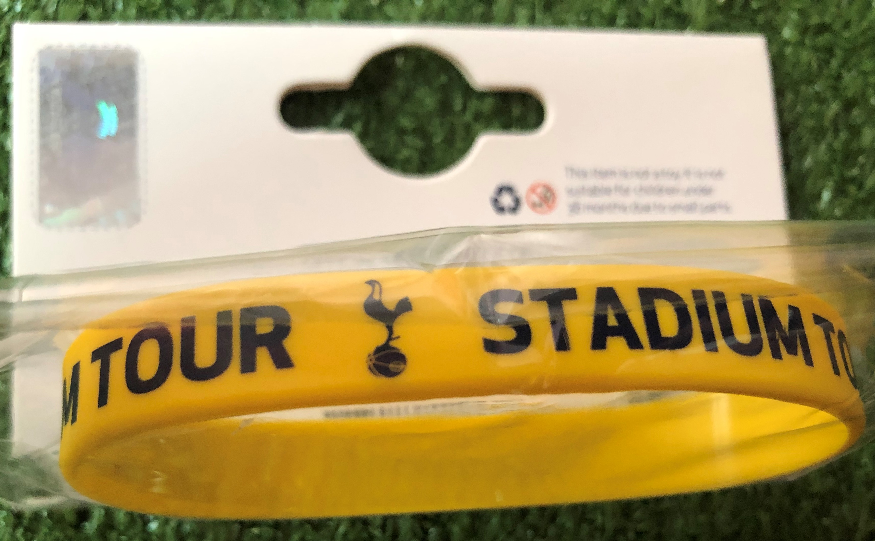 สายรัดข้อมือซิลิโคนฟุตบอล สโมสรท็อตแน่ม ฮ็อทสเปอร์ - STADIUM TOUR ใหม่ / TOTTENHAM HOTSPUR Football Club Silicone Wristband - STADIUM TOUR NEW