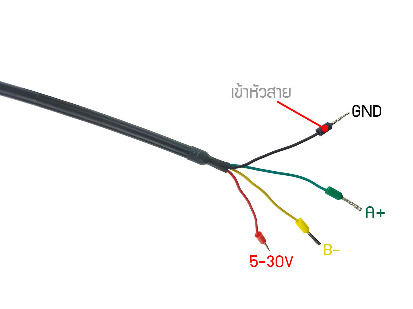 ATS-TH เซ็นเซอร์วัดอุณหภูมิและความชื้นความแม่นยำสูง Modbus RS485