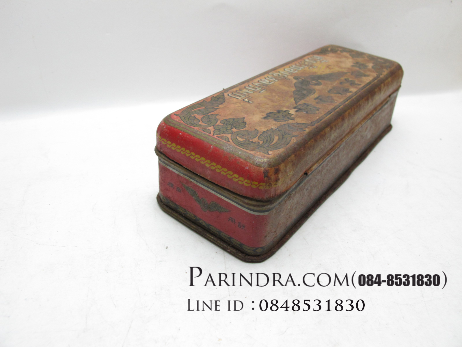 กล่องเหล็กโบราณใส่ทองคำ ห้างทองอยู่หลงกิมกี่ เก่ามากๆ