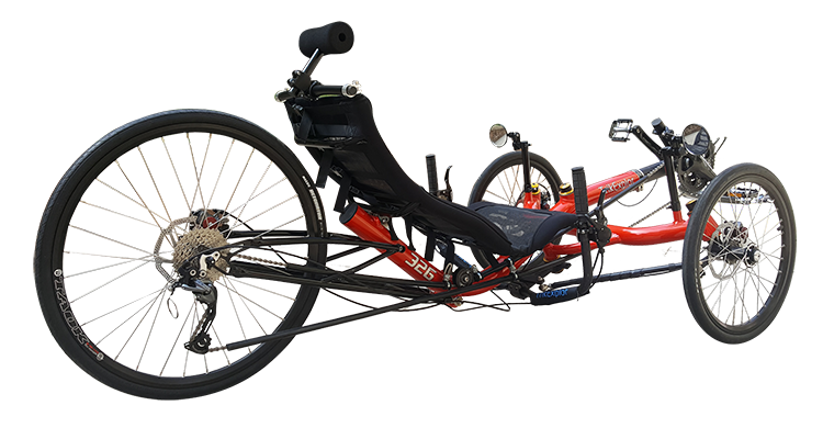 จักรยานนอนปั่น MOTRIKE 326 | TrikExplor 3 Wheel Touring Recumbent Bike | Shimano 3x9 Speed | อลูมิเนียมเฟรม 6061 T6 | รองรับผู้ขี่สูง 165–200 ซม.