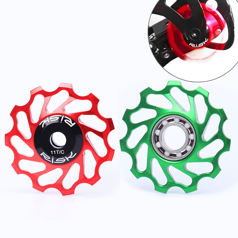 ลูกรอกตีนผี ลูกกลิ้งตีนผีหลัง RISK CERAMIC BEARING JOCKY WHEEL
