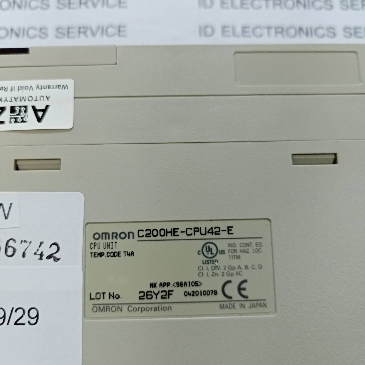 C200HE-CPU42-E PLC “ OMRON ”