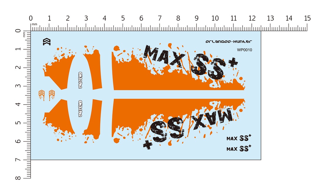 DECAL FOR OH32P02 ORANGE WP0010