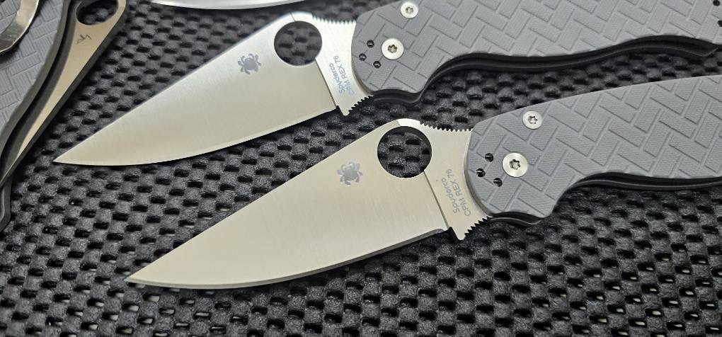 Spyderco Para Military 2 Satin Rex 76 Brick Dark Gray G10 Exclusive
