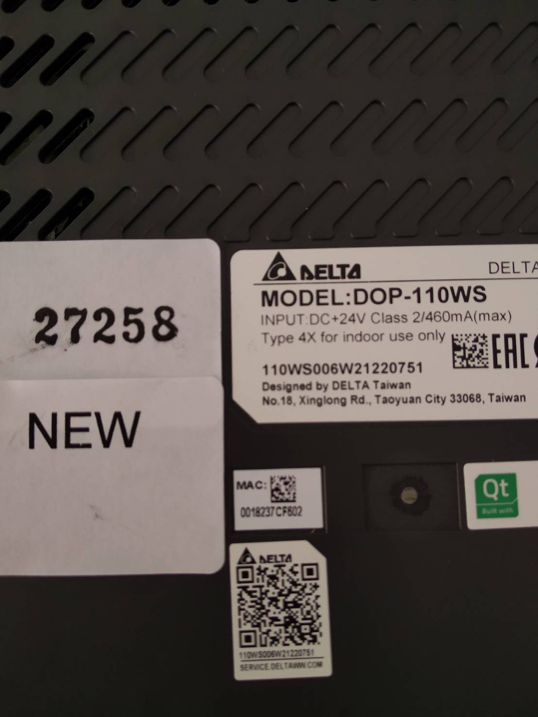 DOP-110WS LCD TOUCH SCREEN " DELTA "