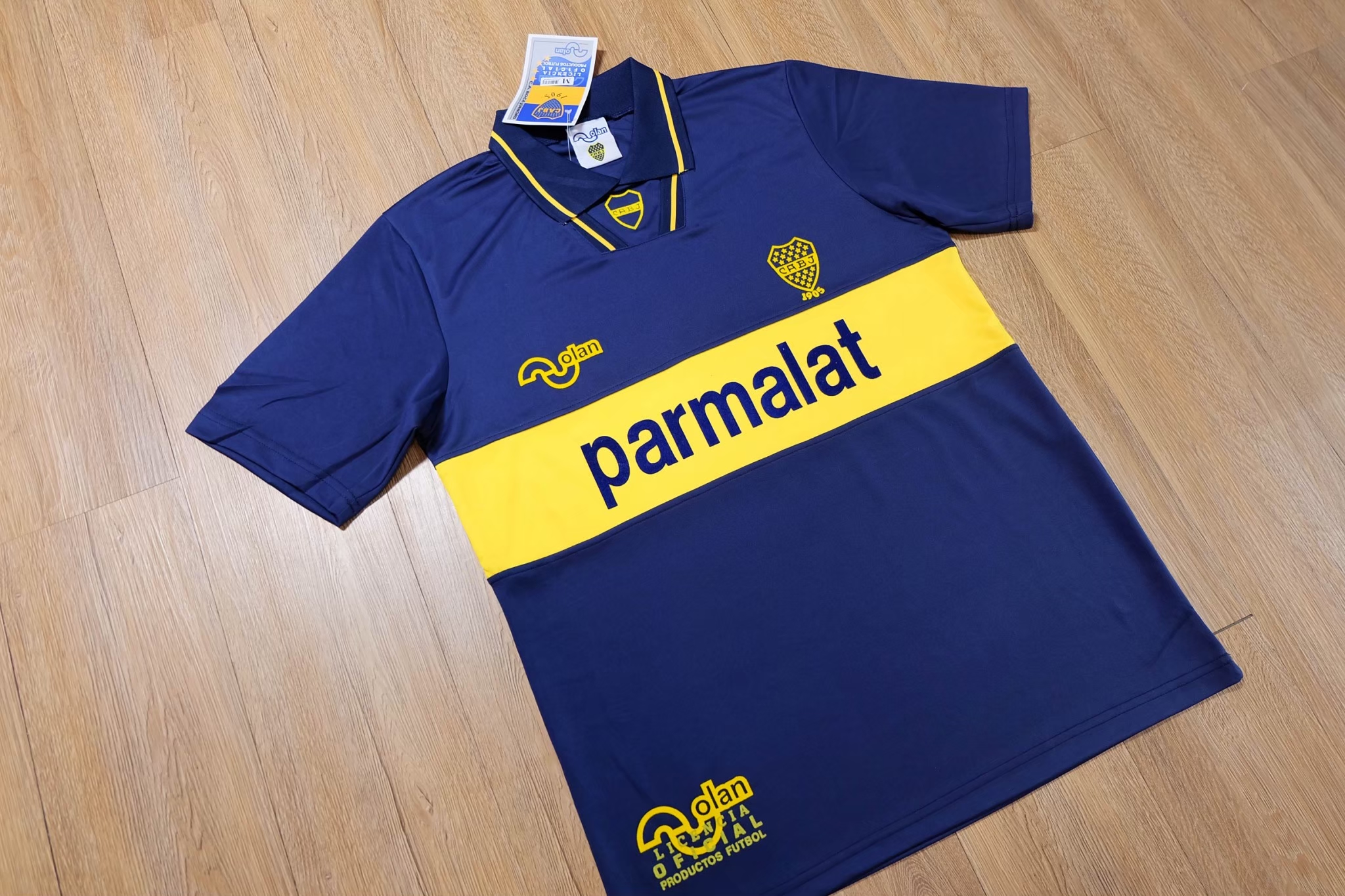 Boca Juniors 1993-94 Home Vintage Jersey เสื้อฟุตบอลโบค่าจูเนียร์