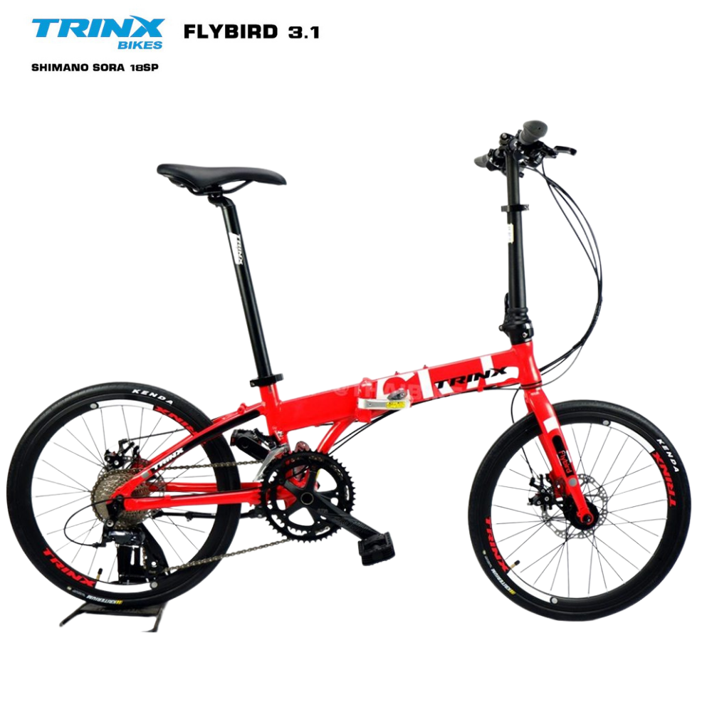 จักรยานพับได้ TRINX FLYBIRD 3.1 เฟรมอลู ดุมแบร์ริ่ง Novatec SORA 18 สปีด, TRINX MY2020