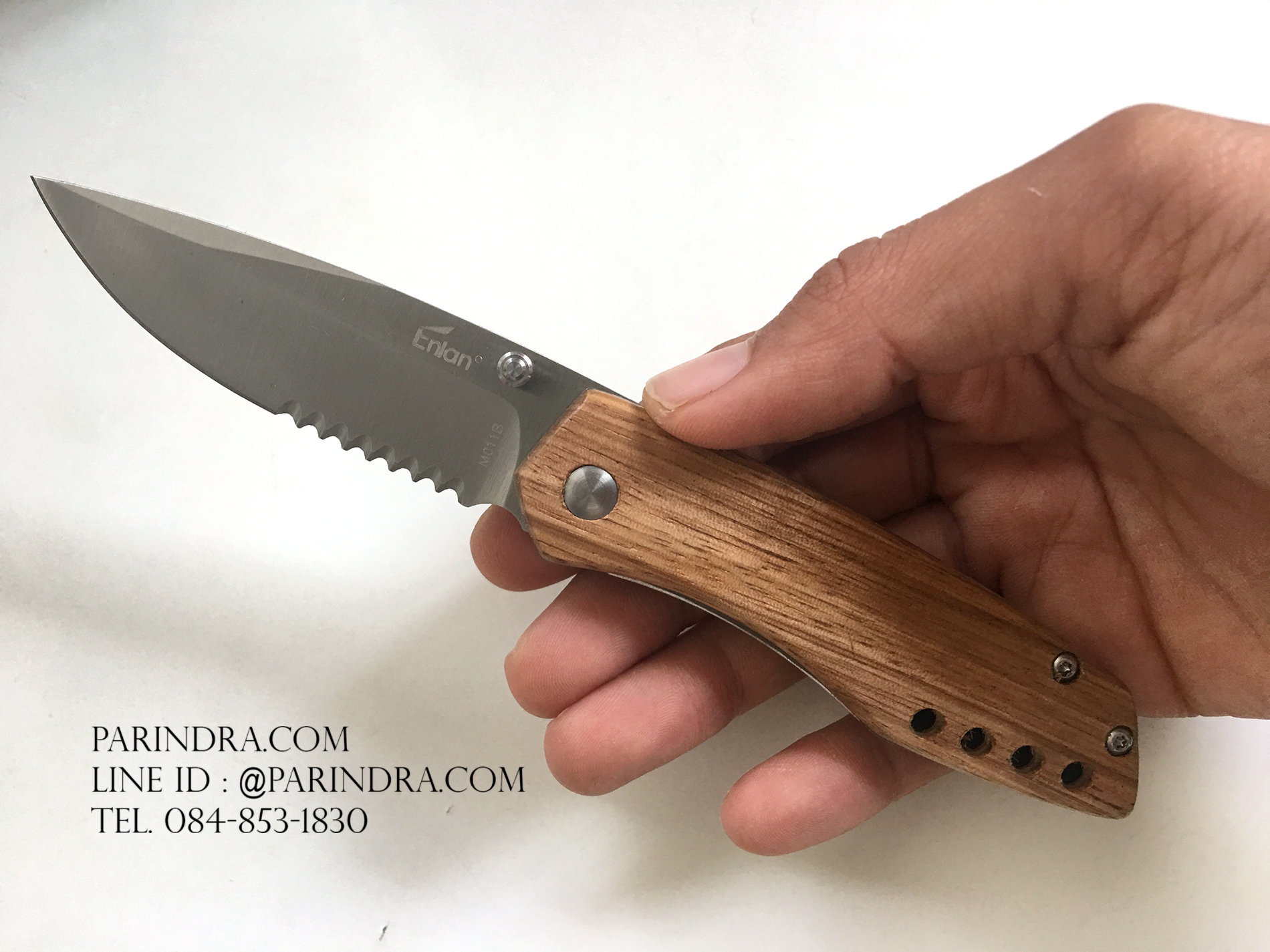 มีดพับ Enlan M011B 8Cr13MoV Stainless Blade ใบหยัก (ของแท้ 100%)