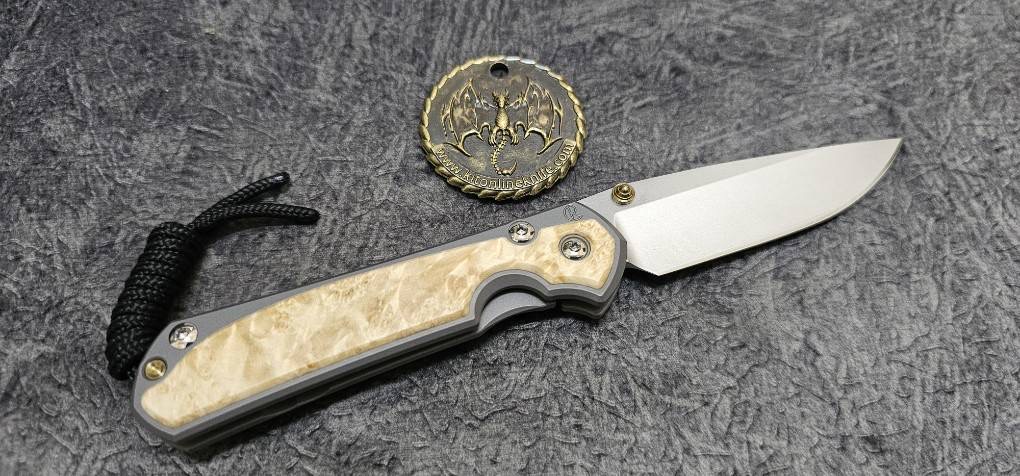Chris Reeve Small Sebenza 31 Inlay LH Box Elder CPM Magnacut(มือซ้าย)