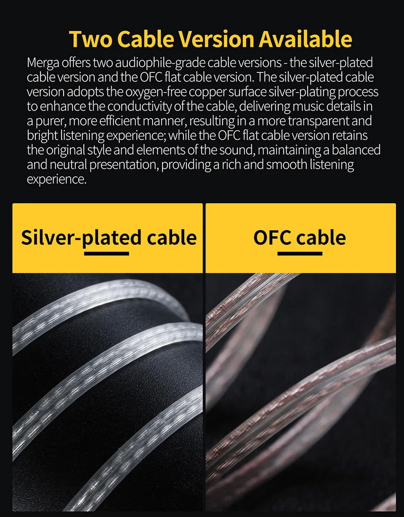KZ Merga หูฟัง IEMs 2 ไดรเวอร์ Dynamic เบสทรงพลัง เส้นโค้งเสียงที่ดีเยี่ยม ประกันศูนย์ไทย