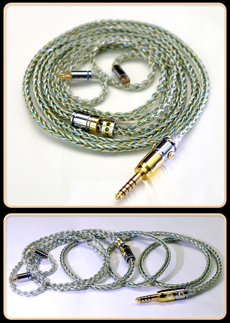 ขาย Hakugei Bifrost สายอัพเกรดหูฟังถักผสม ทอง, เงิน, ทองแดง, Graphene