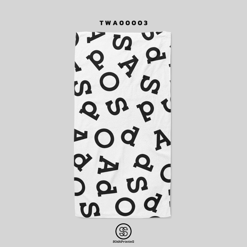 ผ้าเช็ดตัว SOdA รหัส TWA00003 #SOdAtowel #SodAhome #ผ้าขนหนู #ผ้าเช็ดตัว #towel #SOdAcollection