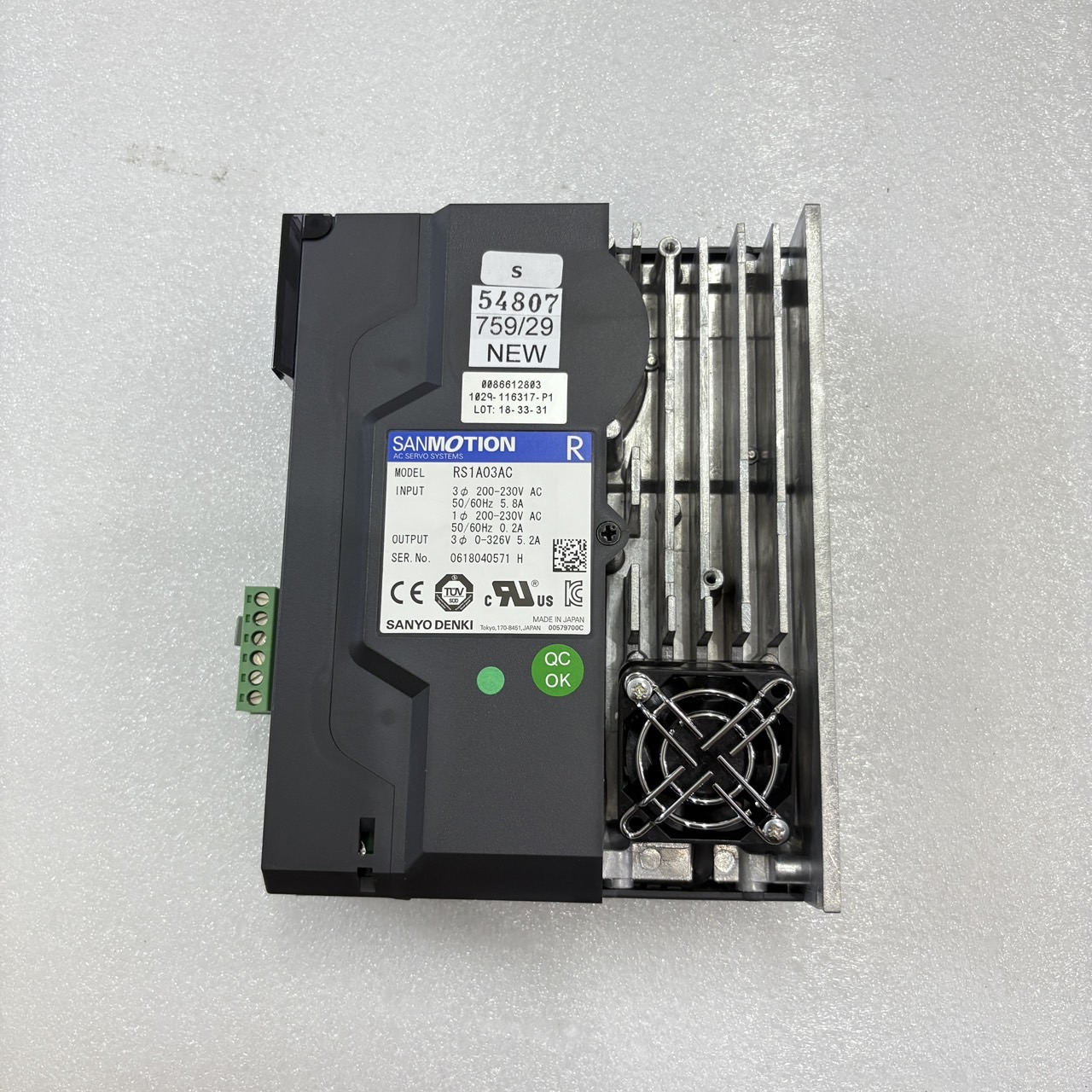 RS1A03AC SERVO DRIVE " SANYO DENKI "