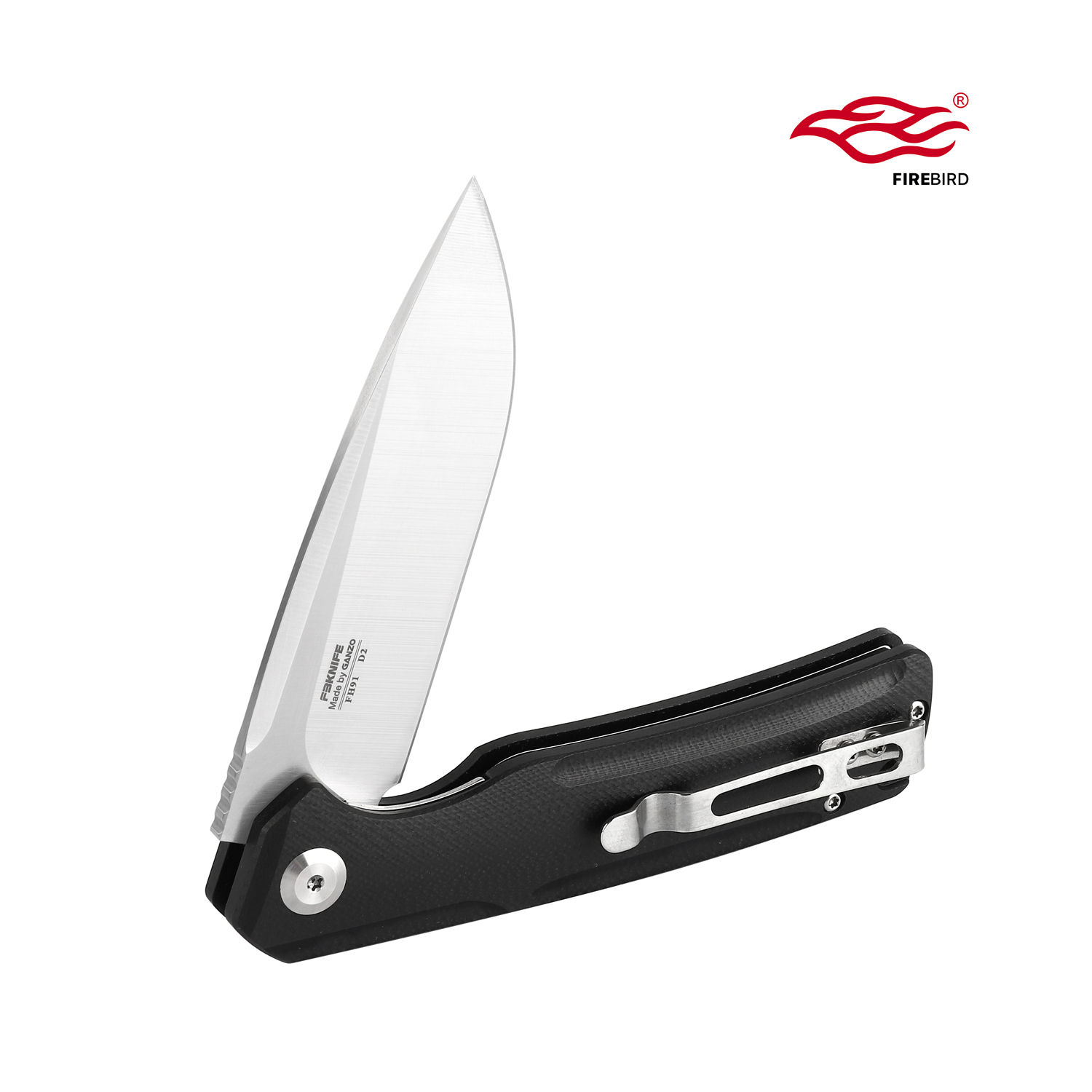 *NEW* มีดพับ Ganzo กานโซ่ รุ่น FH91-BK / D2 Steel / ของแท้ 100%