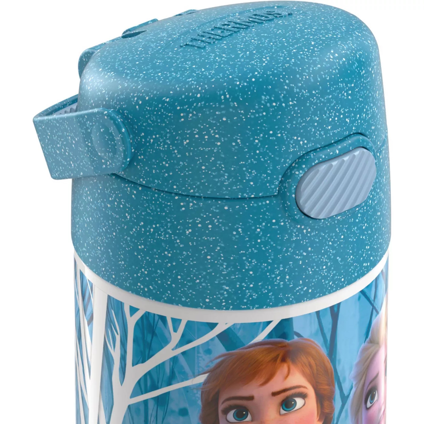 กระติกน้ำเก็บความเย็น Thermos Frozen 2 12oz FUNtainer Water Bottle with Bail Handle - Blue Glitter