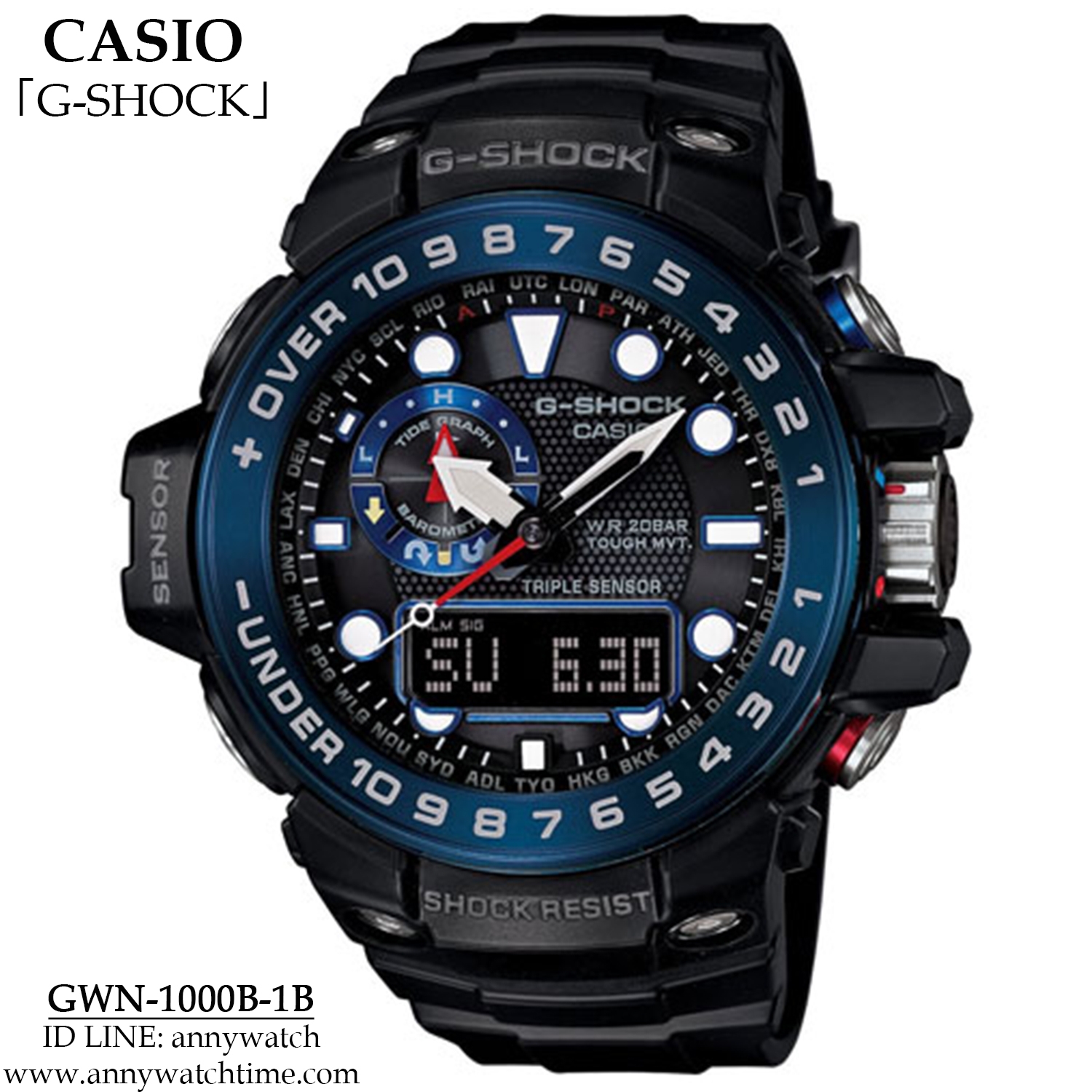 G-SHOCK GWN-1000B-1B