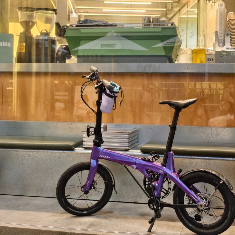 จักรยานพับ Lidrop Hapy Pet Retro Max 2025 | คาร์บอนไฟเบอร์ 5 สปีด ล้อ 16 นิ้ว น้ำหนักเบาเพียง 7.6 กก.