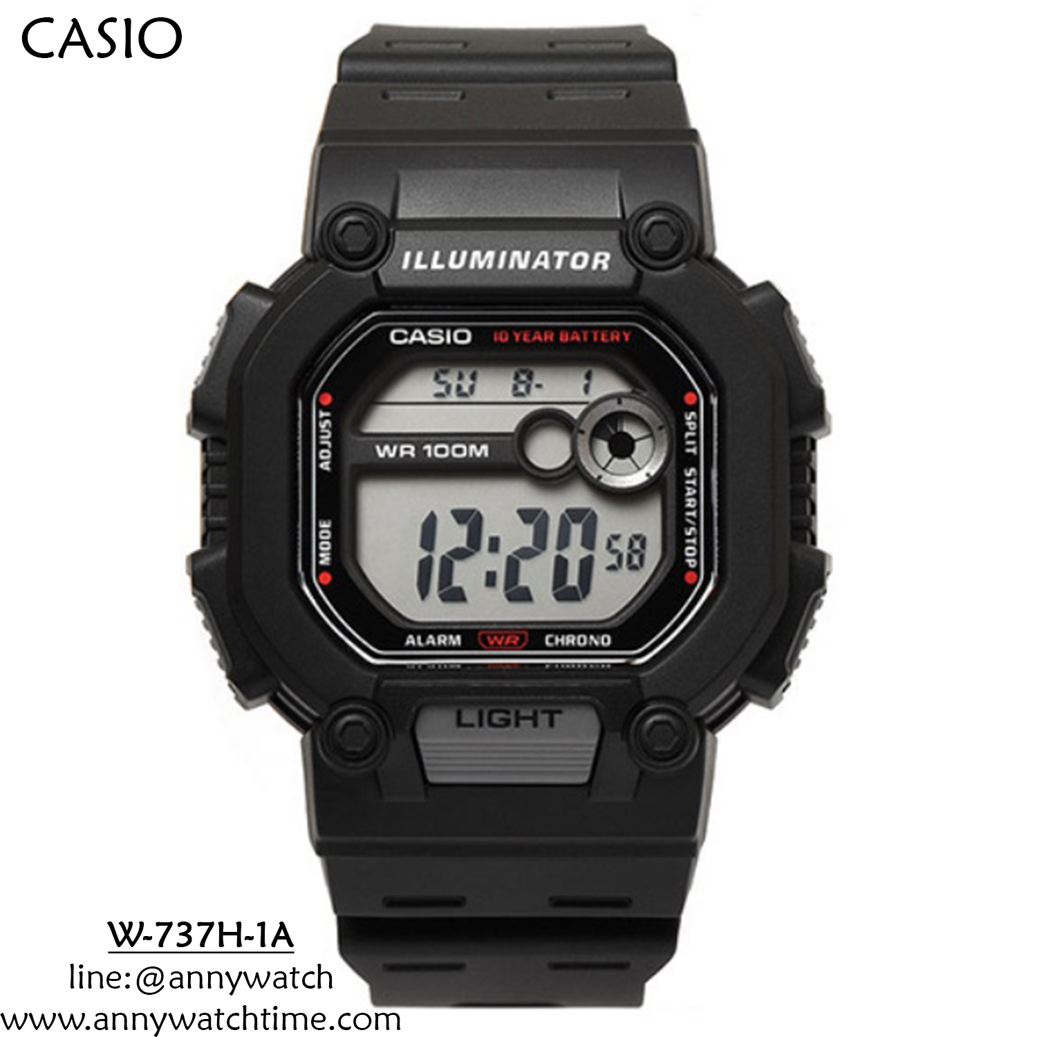 CASIO W-737H-1A