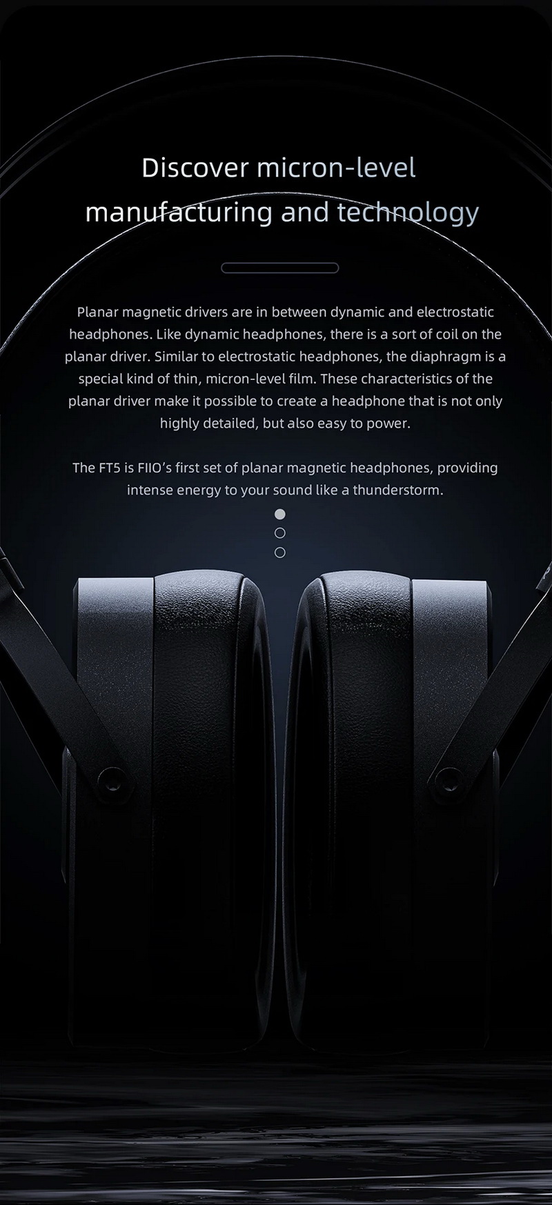 FiiO FT5 หูฟัง Headphones ไดรเวอร์ Planar 90 mm รองรับ Hi-Res ประกันศูนย์ไทย