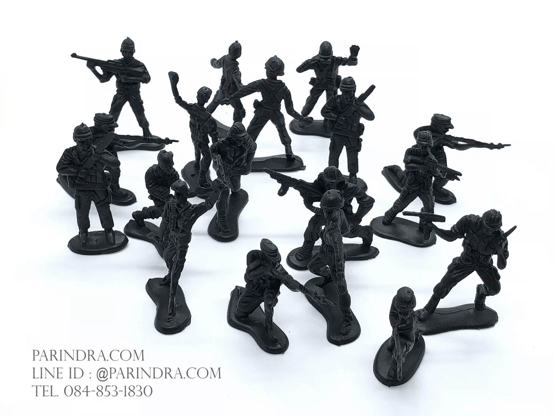 โมเดลทหารจิ๋ว สีดำ
