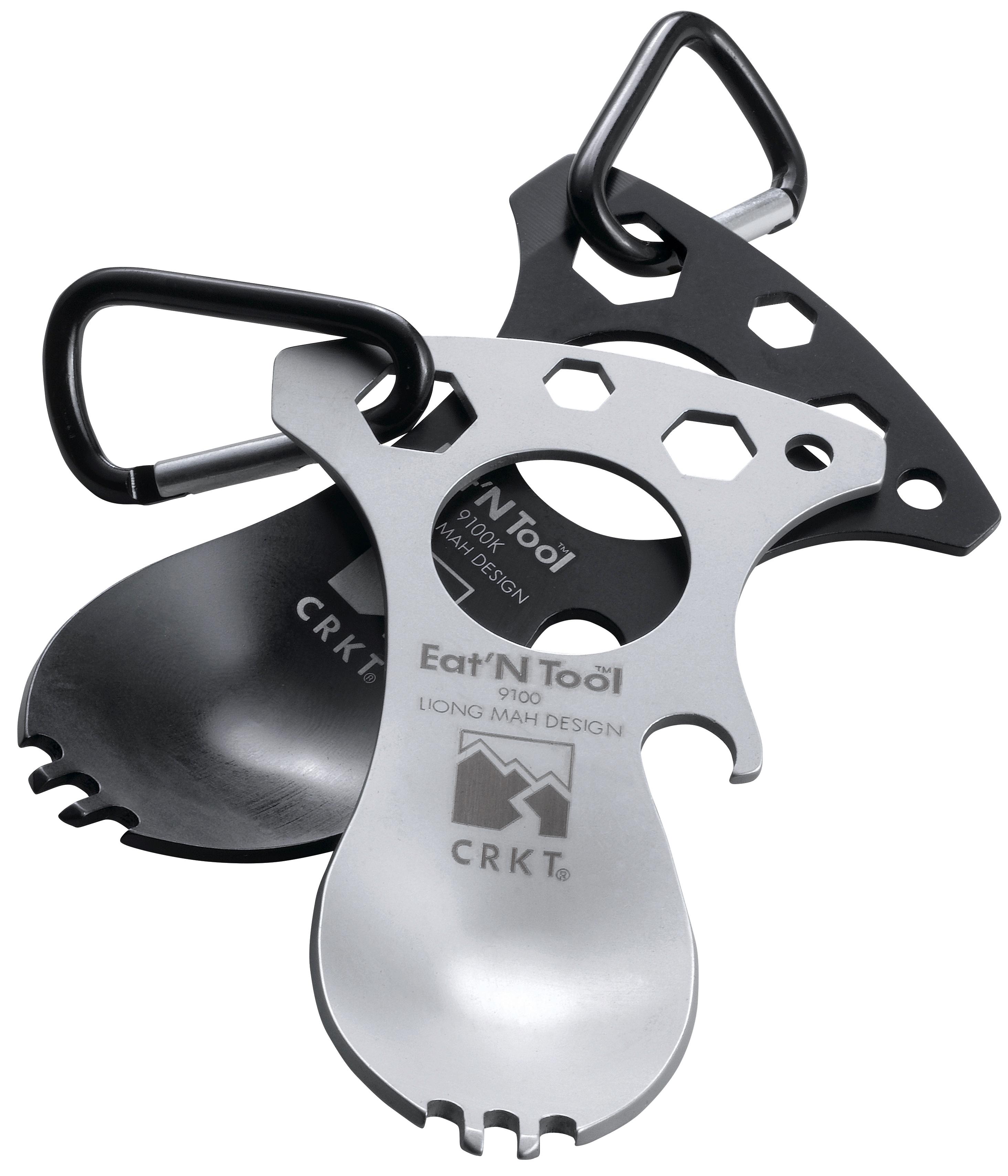 ช้อนอเนกประสงค์ CRKT eat 'n tool สำหรับการพกพาสำหรับการเดินป่า แคมป์ปิ้ง Outdoor (OEM)