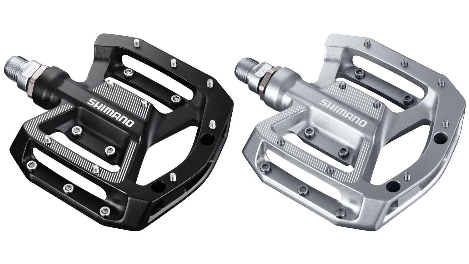 บันได Shimano ZEE, PD-GR500, FLAT,ไม่มีคลีท, ไม่มีทับทิม, สีดำ, มีกล่อง (Malay), EPDGR500S