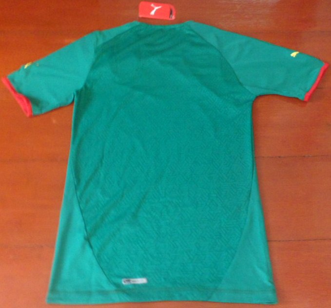 เสื้อฟุตบอล ทีมชาติแคเมอรูน Player Version ชุดเหย้า ชุดลุยศึกฟุตบอลโลก 2010 พร้อมกล่องไม้ ใหม่ XL-Size / CAMEROON Football Shirt Player Version Home Kit World Cup 2010 Jersey with Box Set NEW XL-Size