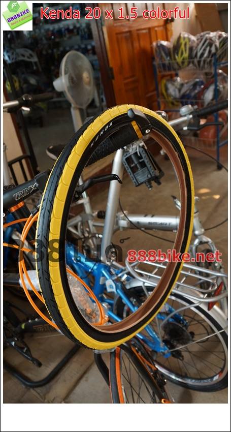 ยางนอกขอบลวด KENDA 20x1.5 Colored Tires