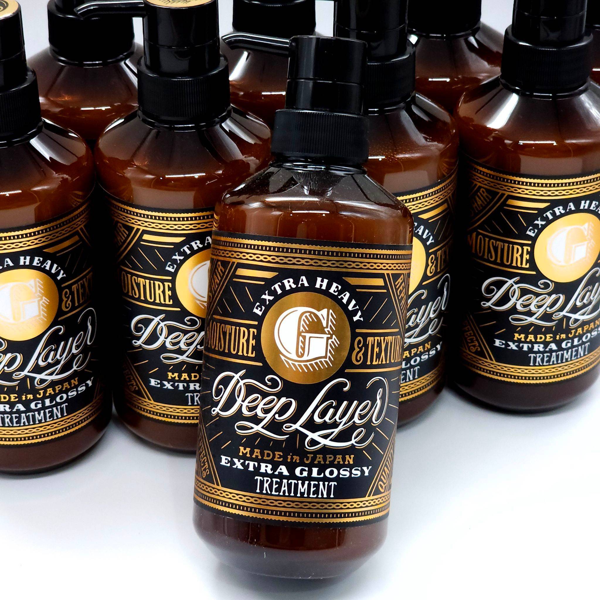 Deep layer Extra Glossy Shampoo/Treatment แชมพูและครีมนวด 470g