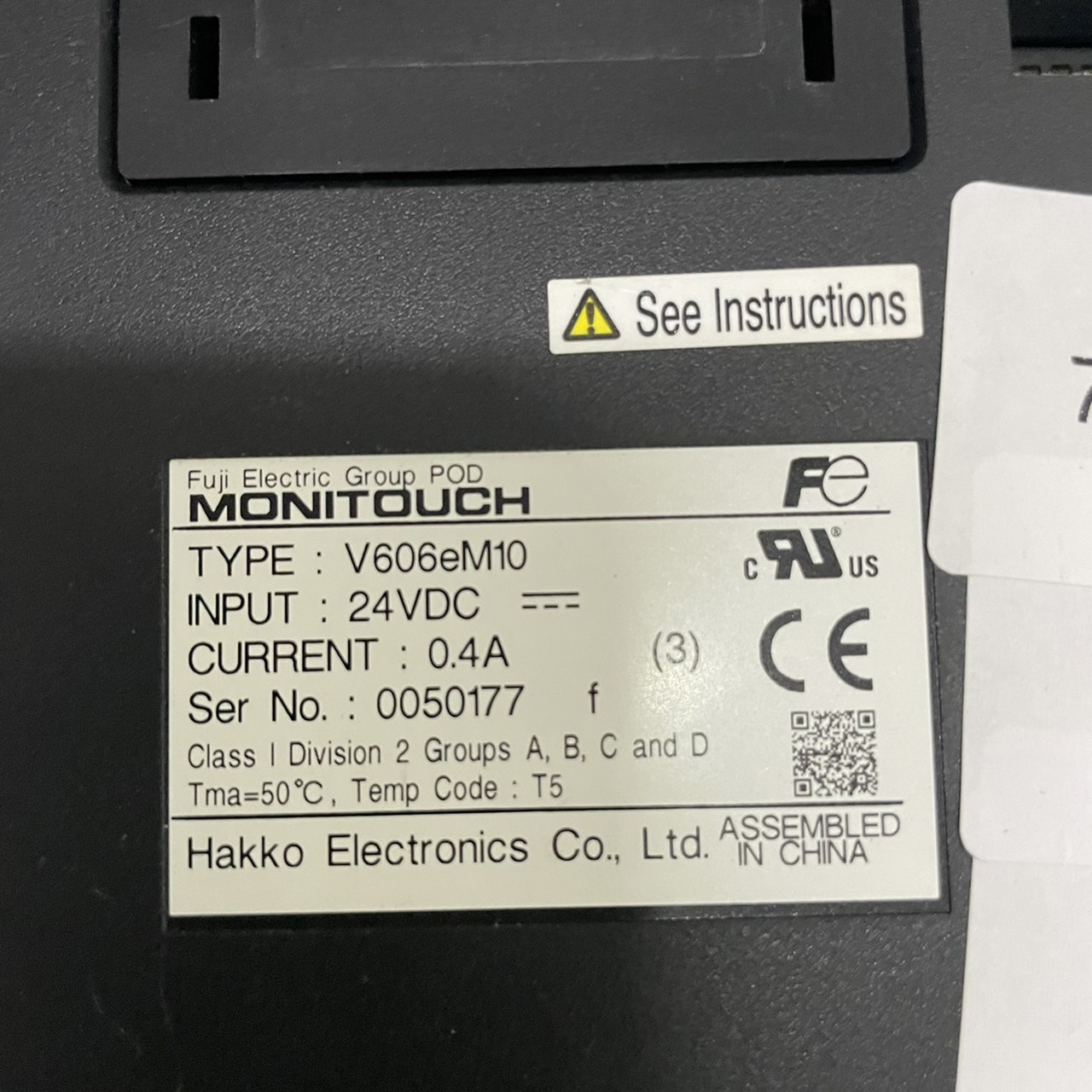 V606EM10 HMI " HAKKO "