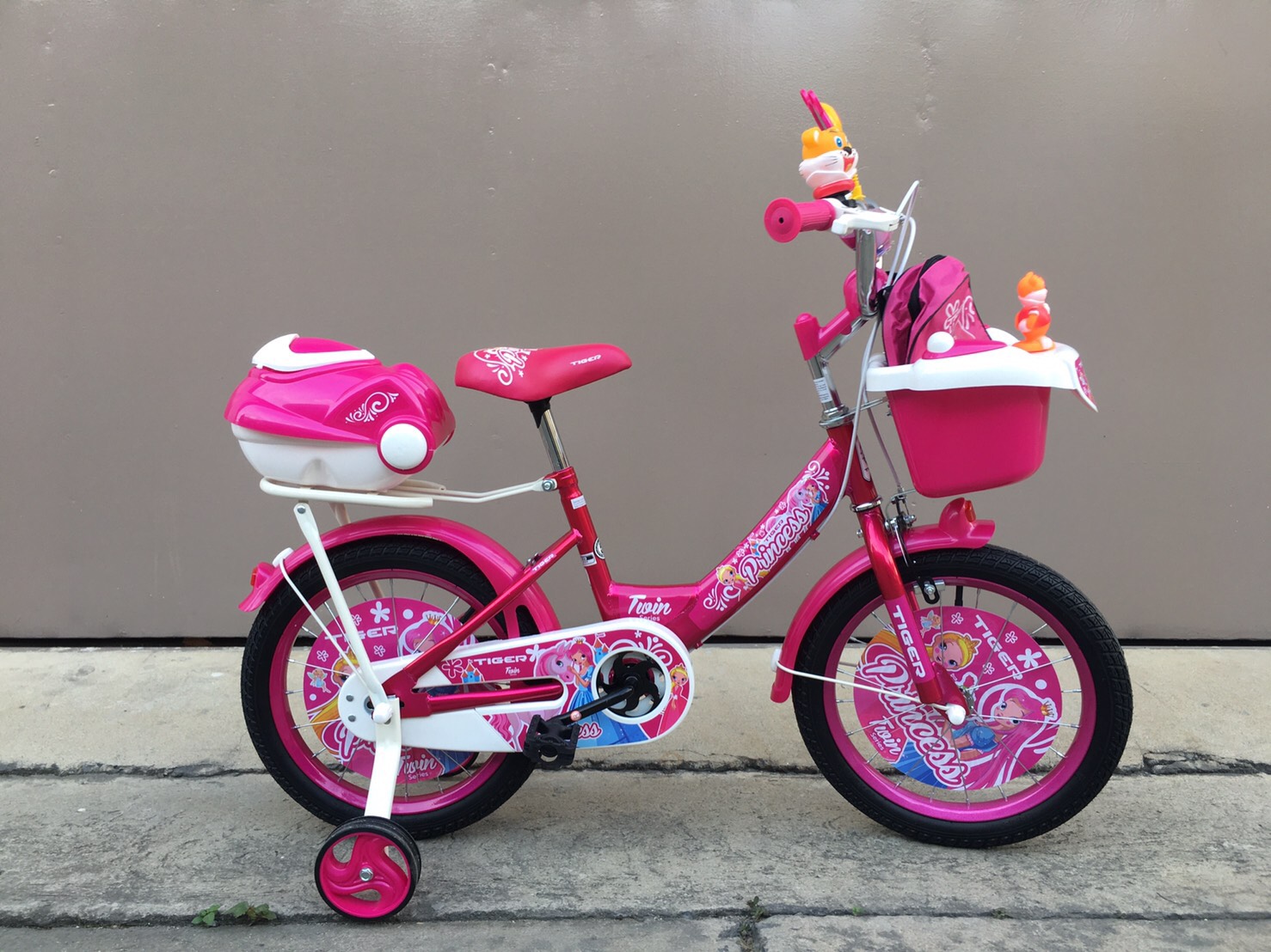 จักรยาน TIGER Kids Bike 16" รุ่น Ella2 + แถมกระเป๋า