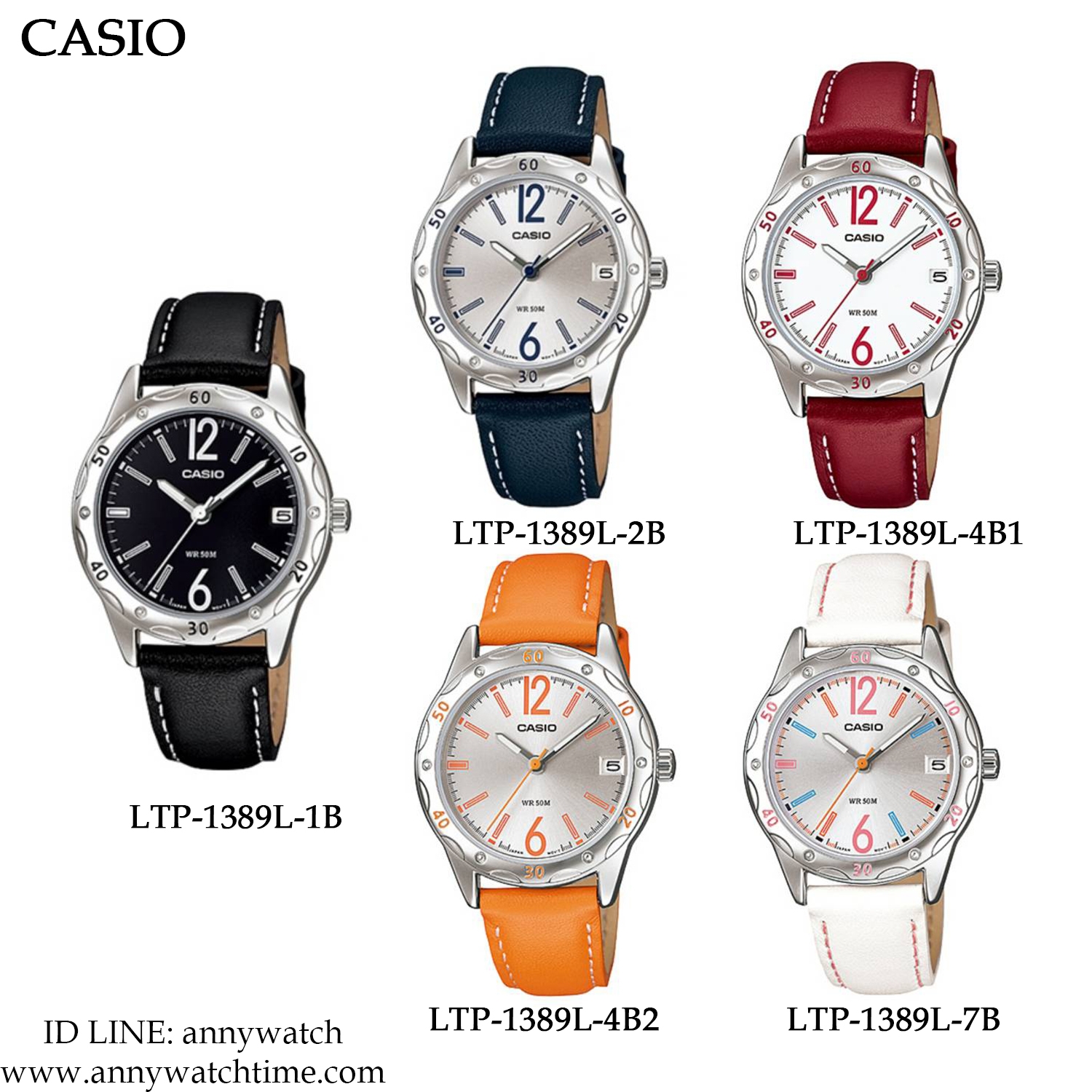 CASIO LTP-1389L-7B