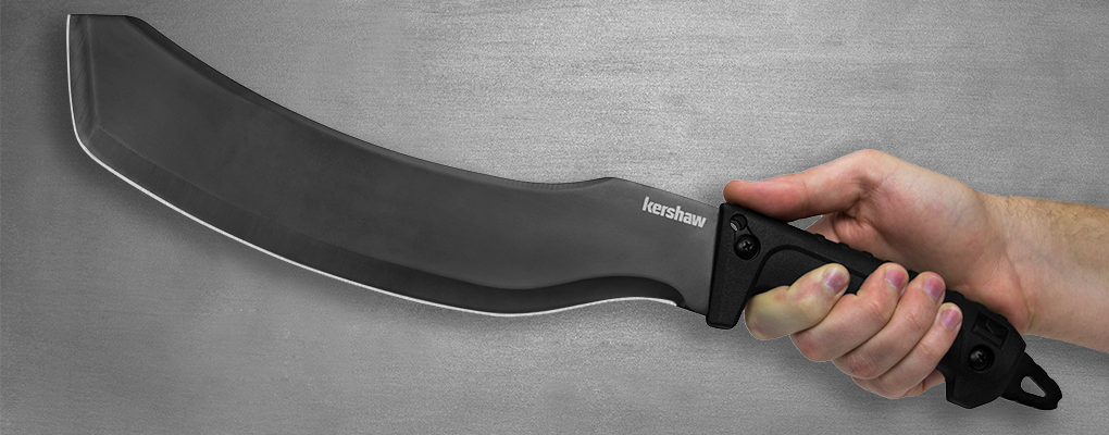 (สินค้าตัวโชว์) มีดเดินป่า PARANG ใบตาย Kershaw Camp 12 ใบขนาด 12" รุ่น CAMP12 1072 ของแท้ 100%