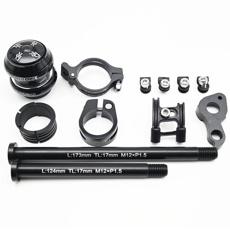 เฟรมจักรยานเสือหมอบ ไซโคลครอส DARKROCK LUTIP Thrue-axle off-road GRAVEL BIKE, CYCLOCROSS BIKE (เฟรม+ตะเกียบ) 700*42C