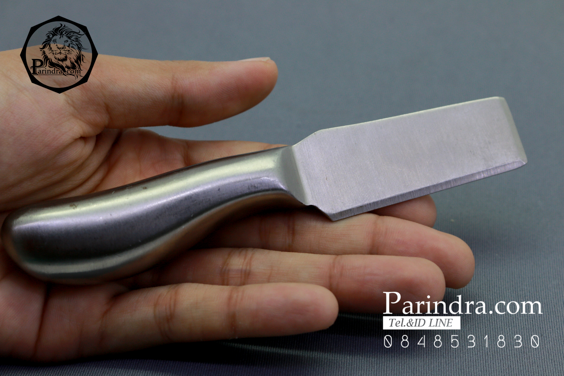 มีดสั้นสแตนเลสแท้ สำหรับทำอาหาร แสตนเลสแท้ 100% แบบหัวตัด