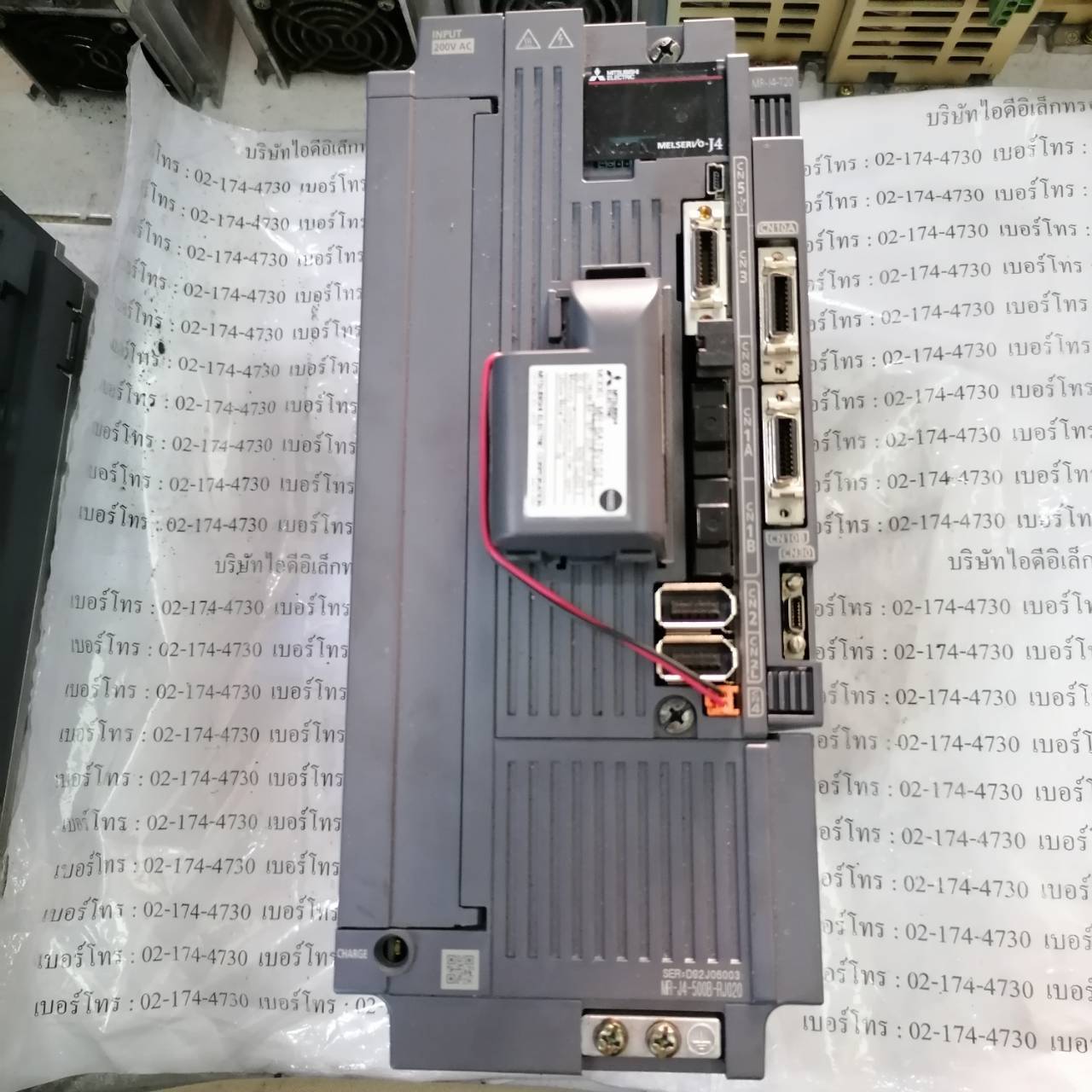SERVO DRIVE “ MITSUBISHI ” รุ่น MR-J4-500B-RJ020