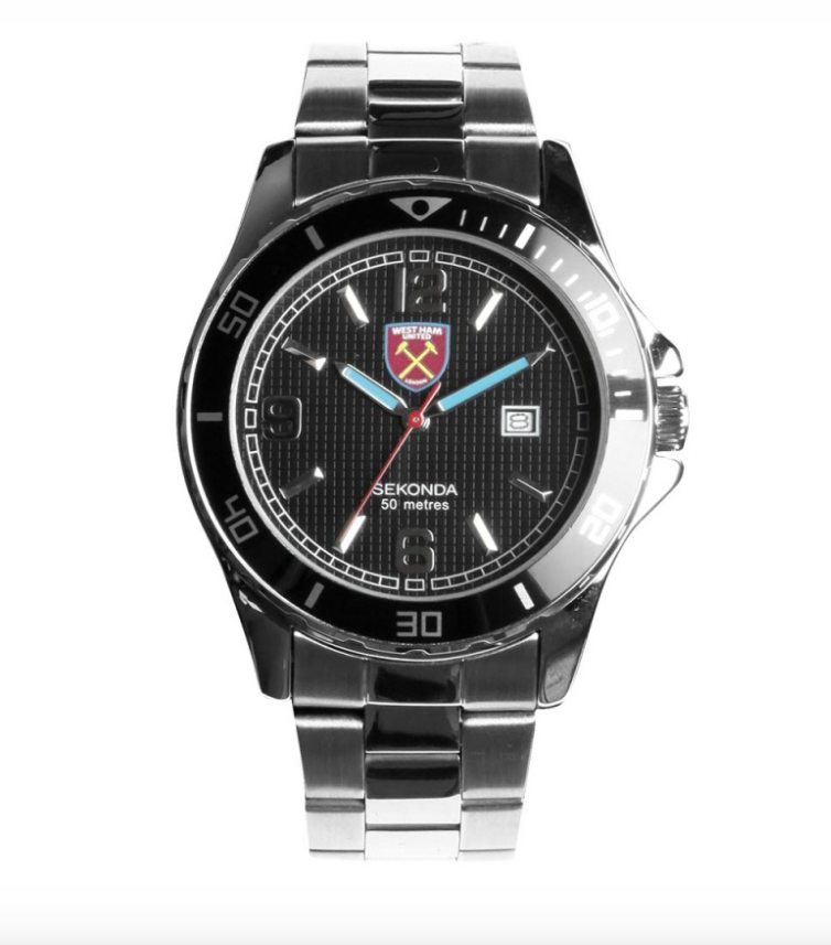 นาฬิกาข้อมือเวสแฮม ยูไนเต็ดยี่ห้อ SEKONDA ของแท้ FULL COLOUR CREST
