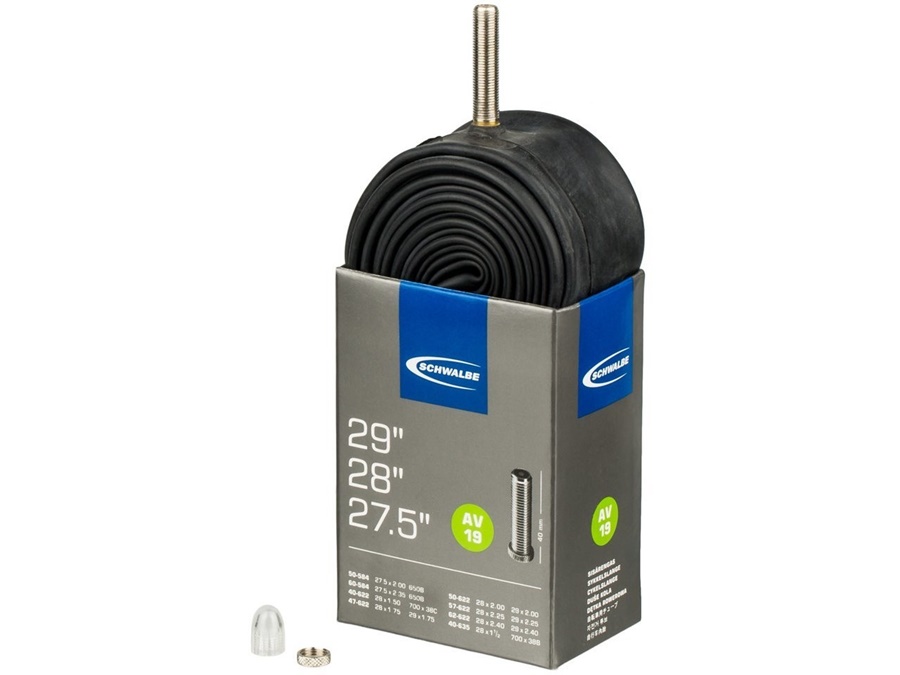 SCHWALBE ยางใน 27.5-29", แกนยาว 40MM, หัวใหญ่ (AV19)