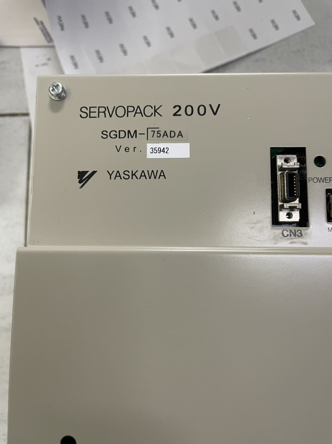 SGDM-75ADA SERVOPACK " YASKAWA "