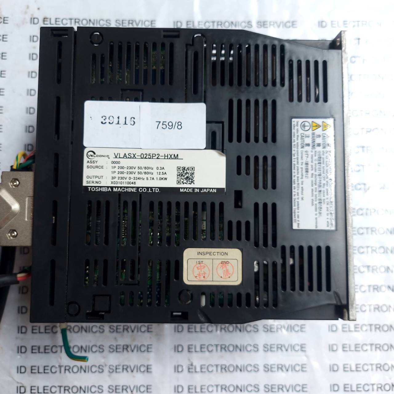 VLASX-025P2-HXM SERVO DRIVE " VELCONIC "