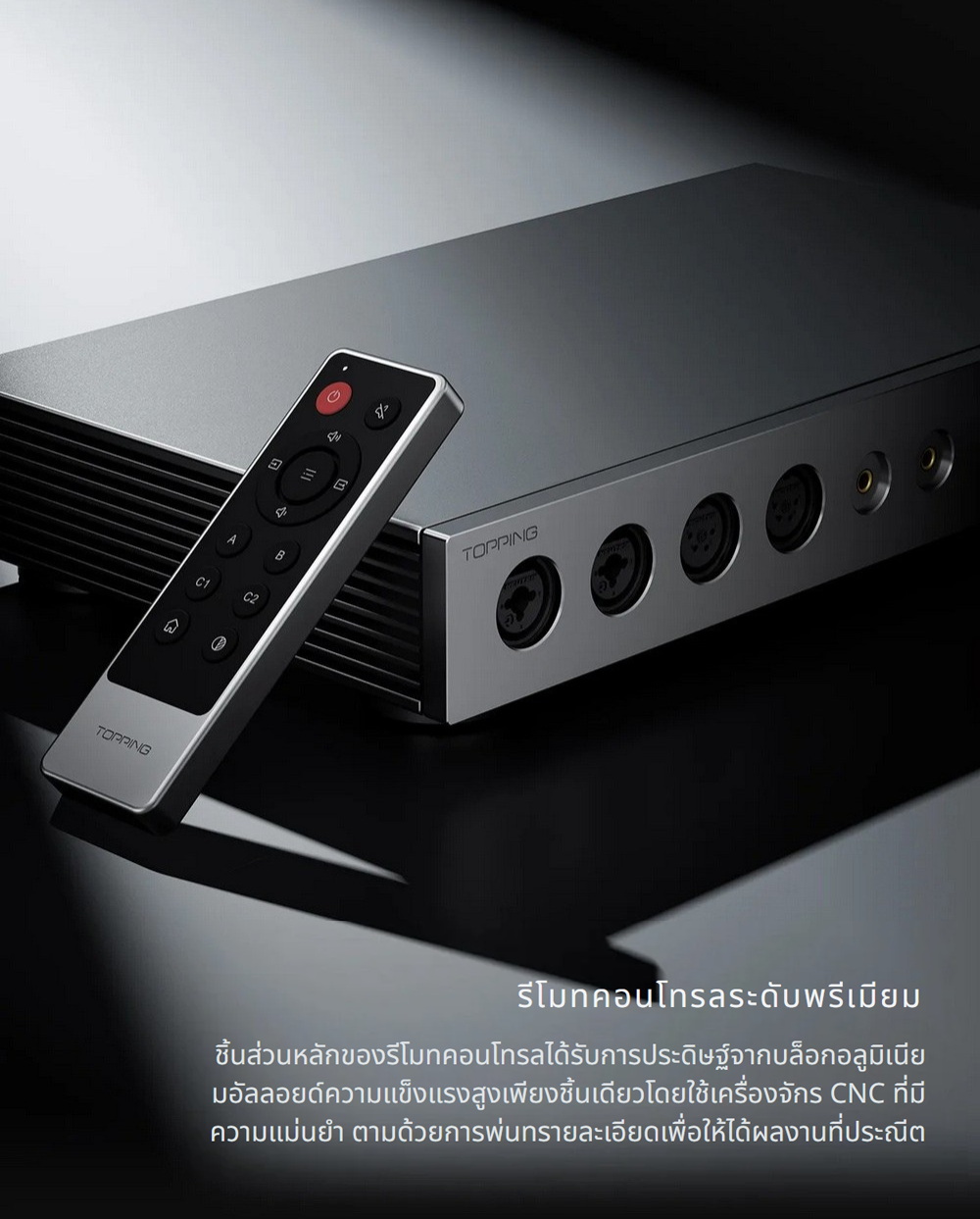 Topping A900 แอมป์หูฟังตั้งโต๊ะระดับสุดยอดเรือธง กำลังขับสูง เสียงแม่นยำ รองรับ Hi-Res ประกันศูนย์ไทย