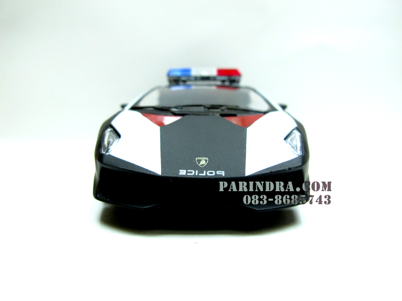 โมเดลเหล็กรถตำรวจ Lamborghini Sesto Elemento โฉบเฉี่ยวในพลังรถ Sport