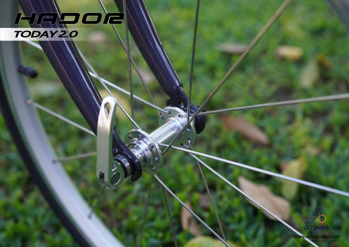 จักรยานพับได้ HADOR TODAY 2.0 Folding bike ล้อ 20" ชุดเกียร์ LT-Woo A5 9 สปีด เฟรม CHROMOLY