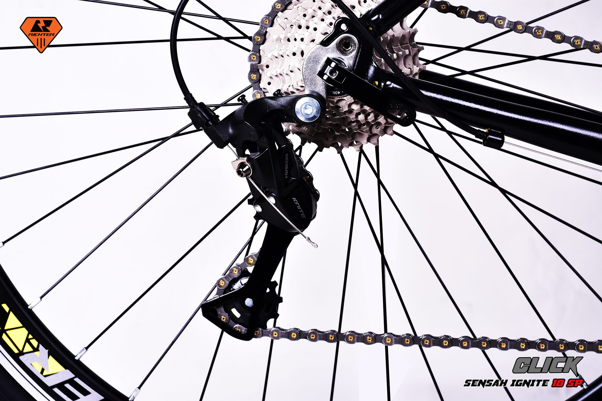 เสือหมอบ RICHTER รุ่น CLICK เฟรมอลู 18 สปีด ล้อ 700c 2023