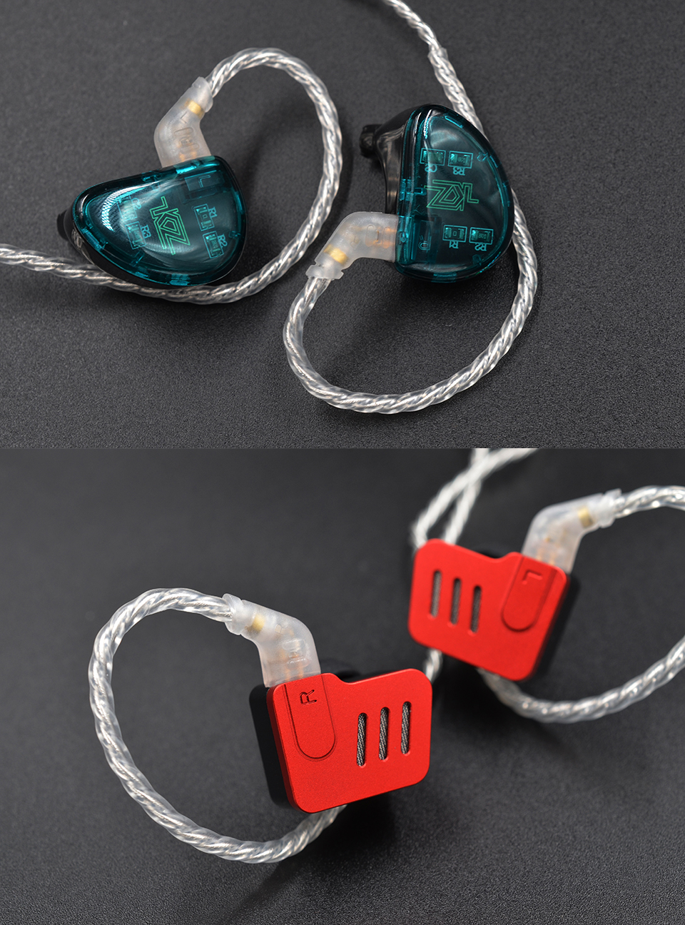 ขาย สาย KZ Lightning สายหูฟังชุบเงินถัก 100 แกน รองรับ MFI แท้