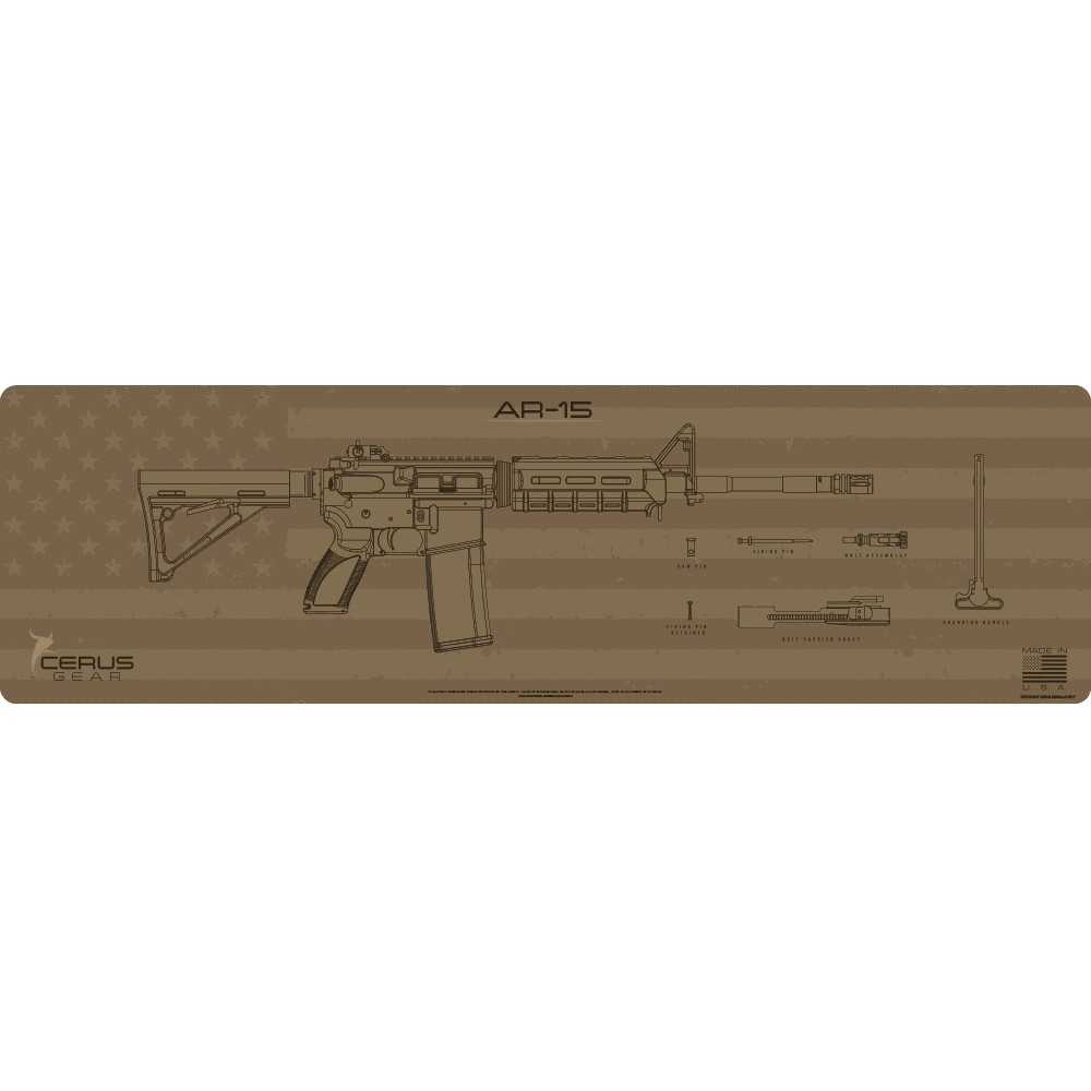 AR-15 SHADOW BOARD MAGNUM XXL COYOTE PROMAT